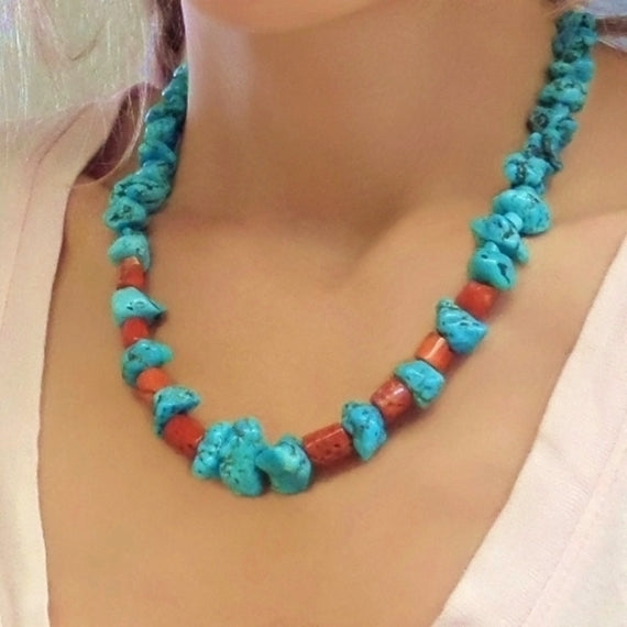 Navajo mens turquoise necklace 2025