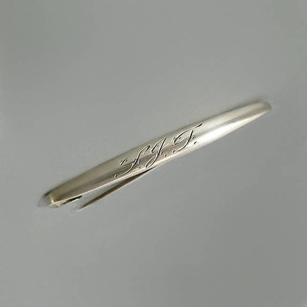 ANTIQUE Victorian STERLING Brooch Lingerie Pin Pat.1888 - Years After