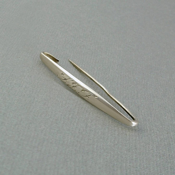 ANTIQUE Victorian STERLING Brooch Lingerie Pin Pat.1888 - Years After