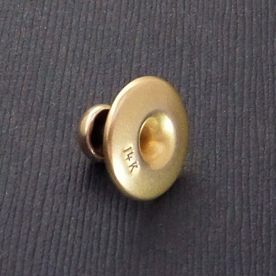Antique 14K GOLD Victorian Shirt STUD Single Button Hallmarked - Years After