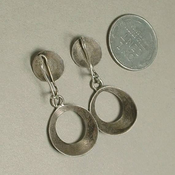 Vintage Native American OLD PAWN Turquoise EARRINGS Navajo Sterling - Years After